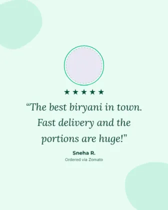 Customer Review Card template