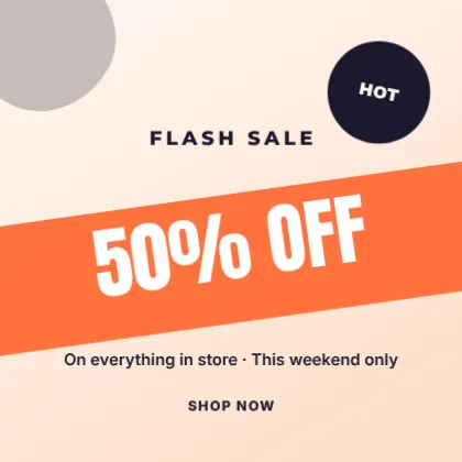 Flash Sale template