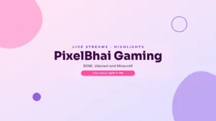 Gaming Channel Banner template