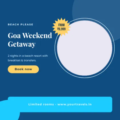 Goa Weekend Getaway template