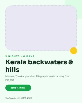 Kerala Tour Package template