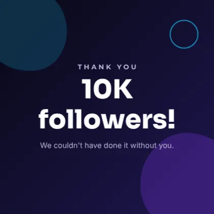 Milestone Celebration template
