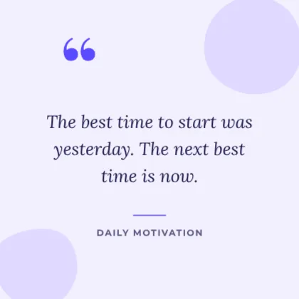 Motivational Quote template