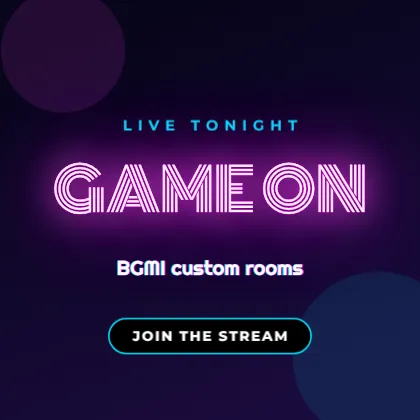 Neon Gaming Stream Post template preview