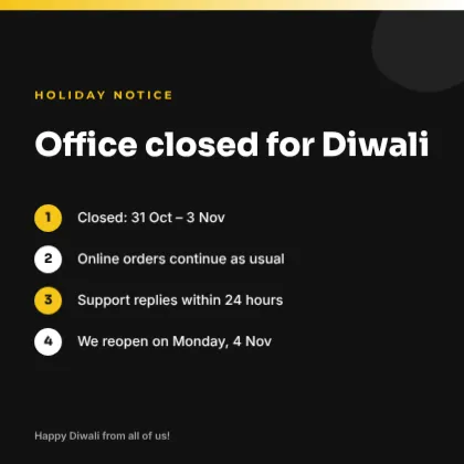 Office Closed Notice template