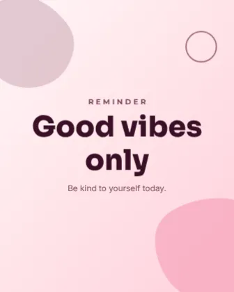 Positive Vibes template