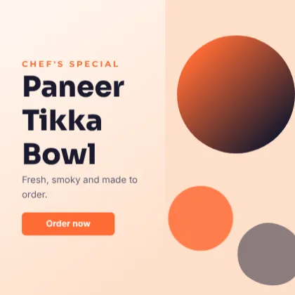 Restaurant Menu Special template