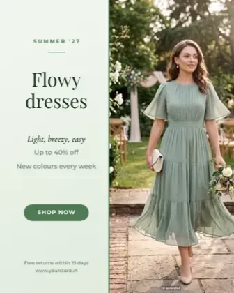 Summer Dress Collection template preview