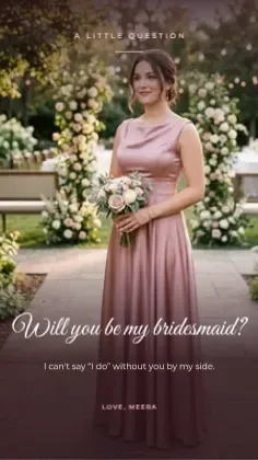 Will You Be My Bridesmaid template