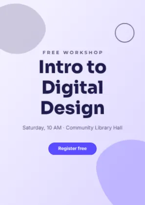 Workshop Poster template